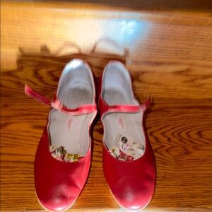 Red Adult Dance Mary Jane Shoes